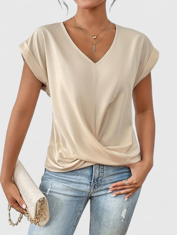 Mahrianne | V-Neck Casual Top