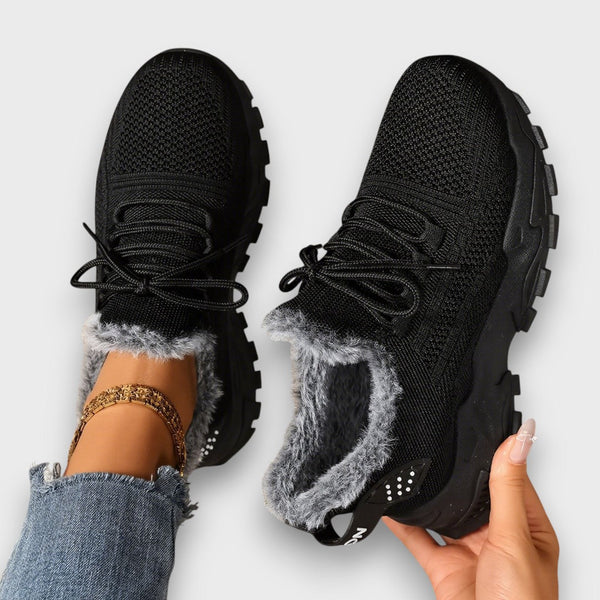 Betty Cozy Lace-Up Winter Sneakers