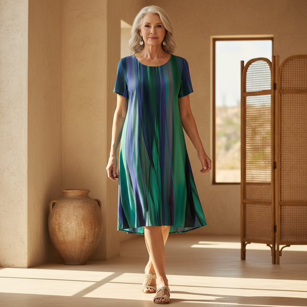 Genna | Casual Boho Gradient Dress